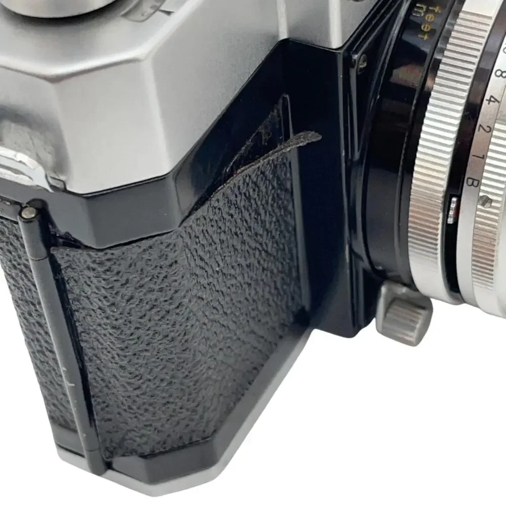 Nikkorex 35 Leaf Shutter SLR Film Camera w/ Nikkor-Q 50mm f/2.5 Lens – VTG Japan